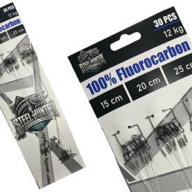 Набір повідців"Steel Hunter"Fluorocarbon 30pcs