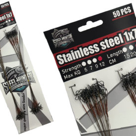 Набір повідців"Steel Hunter"Steinless steel 15см 50pcs